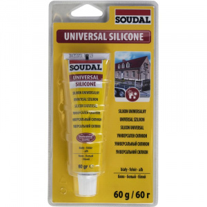 Герметик Soudal 60мл универсальный белый