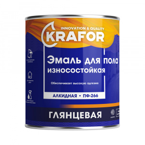 Эмаль ПФ-266 золотистый 2,7кг Крафор