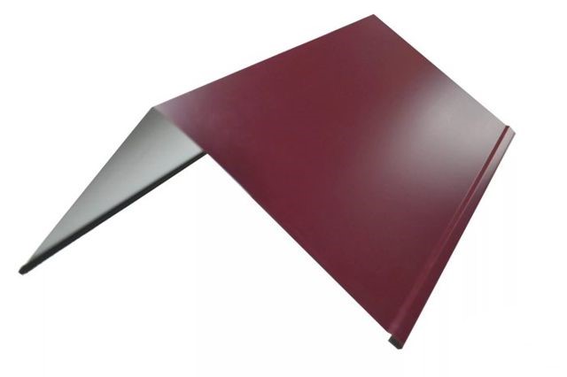 Купить конек ral3005 170х170 l-2м. вишня  в интернет-магазине "Корд".