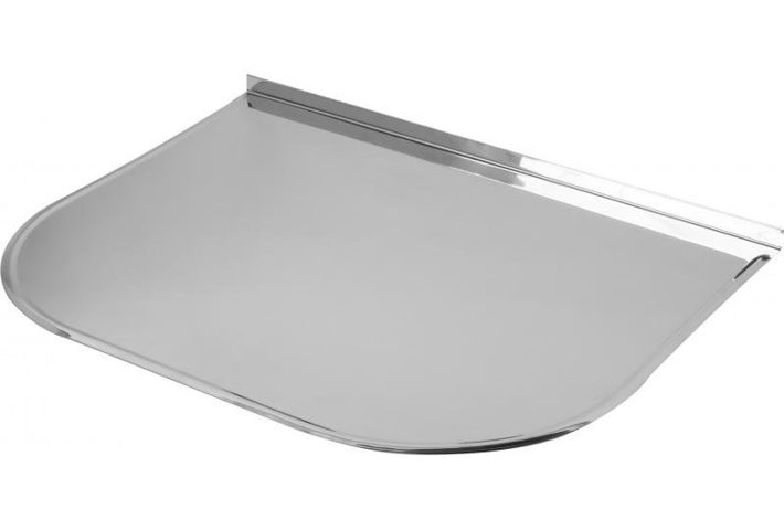 Купить лист предтопочный нерж. зерк 400х1000  в интернет-магазине "Корд".