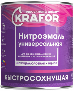 НЦ-132 черная 1,7 кг. Крафор