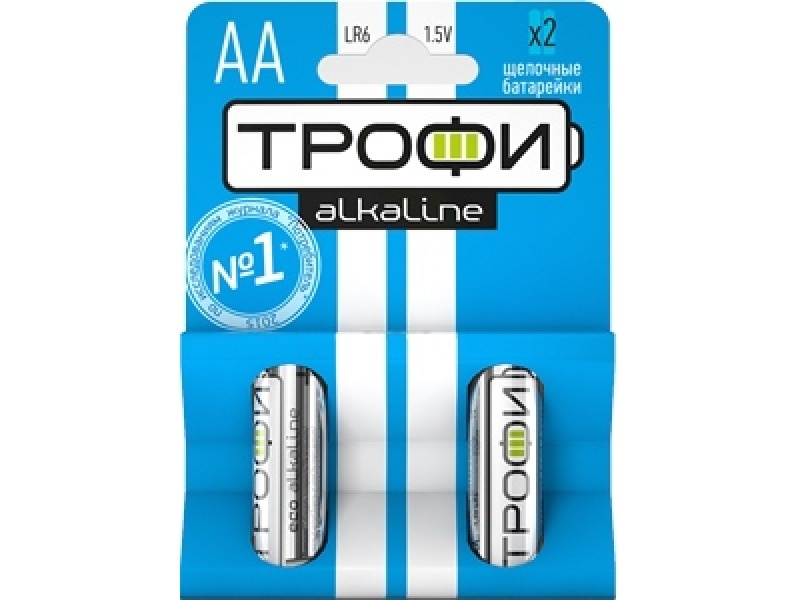 Батарейка Трофи LR6-2BL