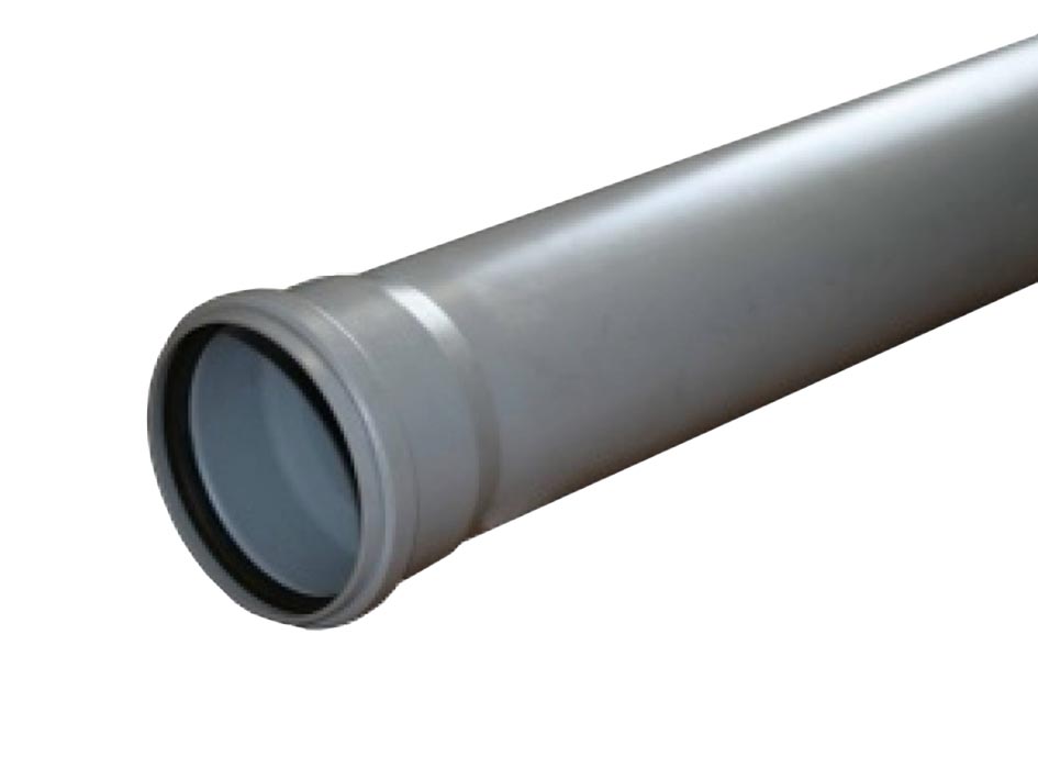 Купить труба pvc серая 110 1.0м в интернет-магазине "Корд".