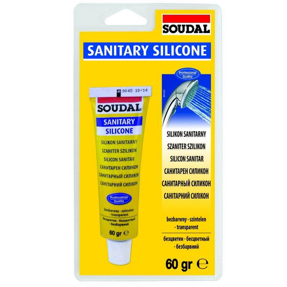 Купить герметик soudal 60мл санитарный бесцветный в интернет-магазине "Корд".