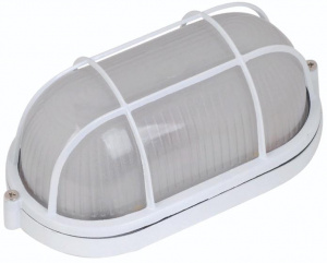 Round WP 60 30 01 Светильник  IP54, овальный, 100Вт, белый										