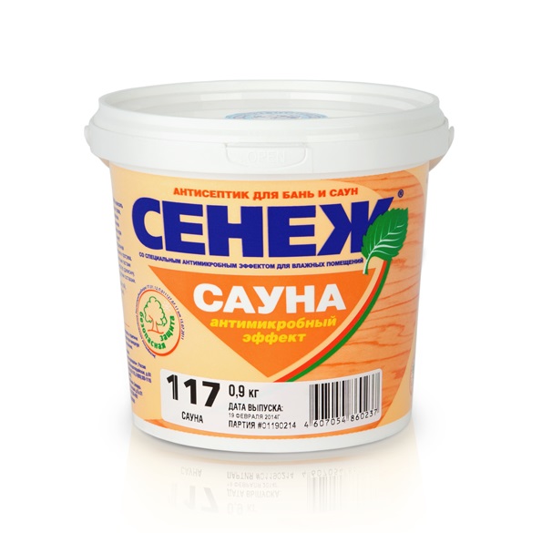 Купить антисептик сенеж 117 сауна 2,5кг  в интернет-магазине "Корд".