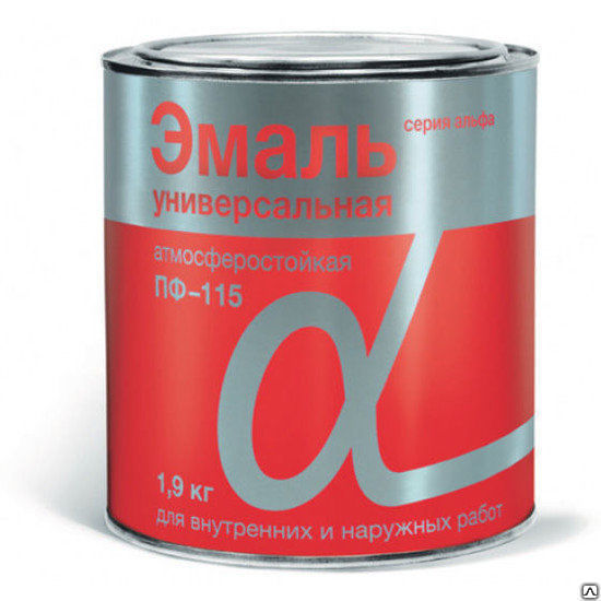 Купить эмаль пф-115 зеленая 1,9кг альфа в интернет-магазине "Корд".