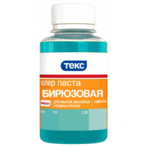 Пигмент паста-колер бирюзовый 100гр. Текс