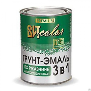 Грунт эмаль по ржавчине серая 1,8кг 3 в 1 ВИТ