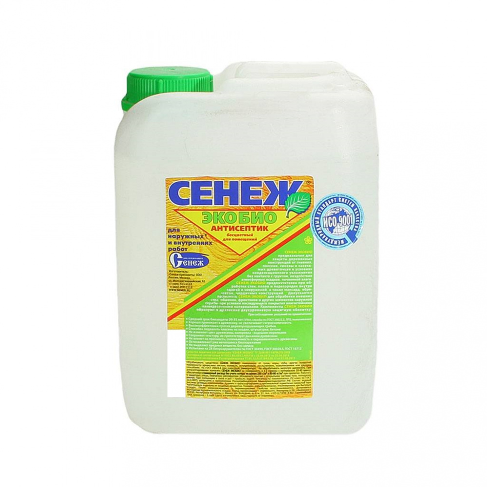 Купить антисептик сенеж экобио 10кг  в интернет-магазине "Корд".