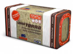 Утеплитель URSA Terra 36 1250-610-50 7,62м2 0,381м3